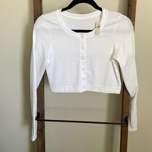 Aerie Offline Long Sleeve Crop Top-S